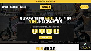 Valse fatbike-webshop ‘season-bikes.nl’ stunt met lentedealkorting tot 35 procent