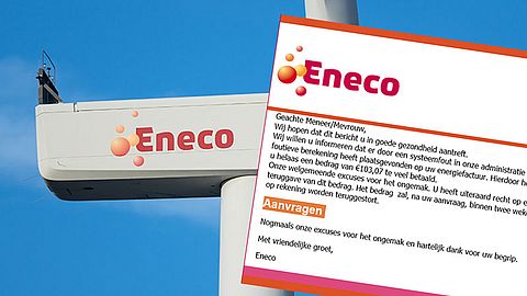 Eneco-klanten opgelet: phishingmail over teruggave van 103,07 euro