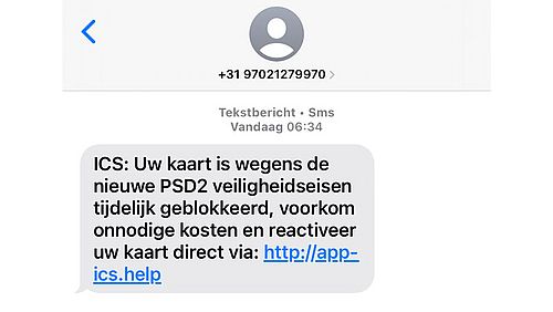 Valse sms'jes namens ICS 2/2