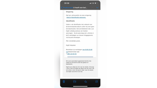 Valse mail DigiD
