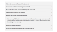 Kosten op Rdwcode.nl en Mijntenaamstellingen.nl