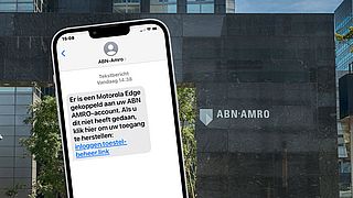 Valse sms ABN AMRO over gekoppelde Motorola Edge telefoon aan je account
