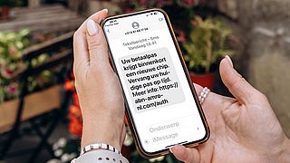 Klik niet op de neplink in dit valse iMessage-bericht uit naam van ABN AMRO