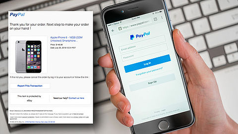 E-mail 'PayPal' over gekochte iPhone is vals