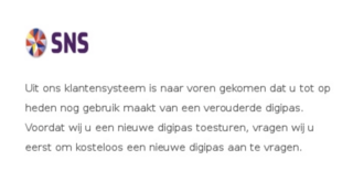 Klant bij de SNS bank? Pas dan op voor deze valse mail