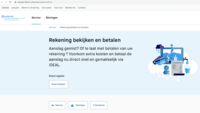 Nepsite van Waternet: de landingspagina