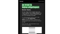 Bunq mail 1/2 Bron: FraudeHelpdesk