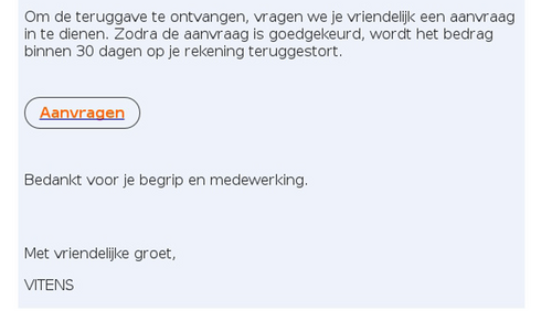 Valse mail Vitens