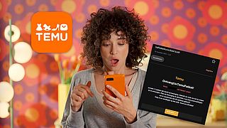 Misleidende mail namens verkoopplatform Temu: ‘UwPakketKomt:854476349’