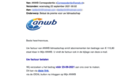 En een uitsnede van de valse 'ANWB'-mail