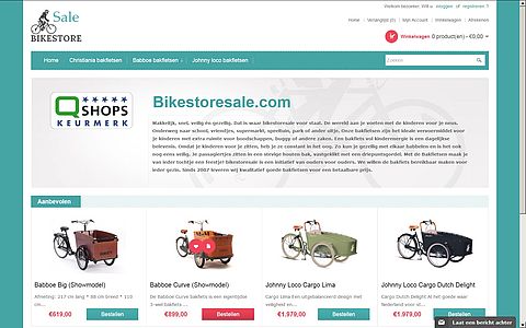 'Bikestoresale.com misbruikt keurmerk'