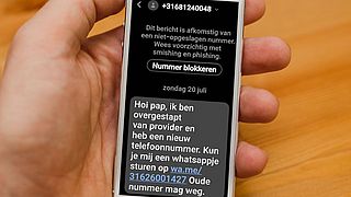 ‘Pap, kun je mij een whatsappje sturen op mijn nieuwe nummer’, sms’en online oplichters