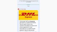 Valse sms namens DHL 1/2
