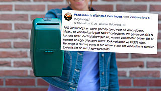 Voedselbank waarschuwt voor nepcollectanten