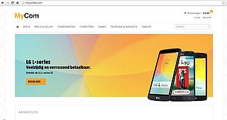 'Doe geen aankopen bij nepversie van webshop MyCom'