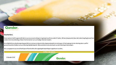 Let op! Phishingmail 'Qander' in omloop