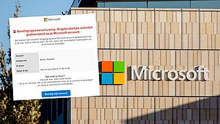 Microsoft-phishingmail in omloop: ‘Aanmeldpoging vanaf onbekend apparaat - actie vereist’