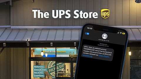 Phishing-sms over douanerechten van UPS