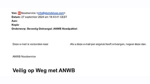 Phishingmails namens ANWB 2/4