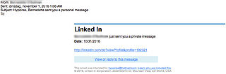 Malware in e-mail LinkedIn over 'privébericht'