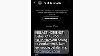 Frauduleuze berichten namens de Belastingdienst 3/3