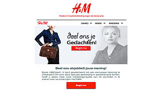 Phishingmail van 'H&M' ontvangen? Trap er niet in! 