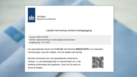 Valse mail uit naam van de Belastingdienst