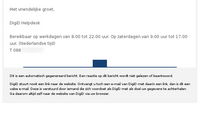 Valse mail DigiD | Bron: Fraudehelpdesk