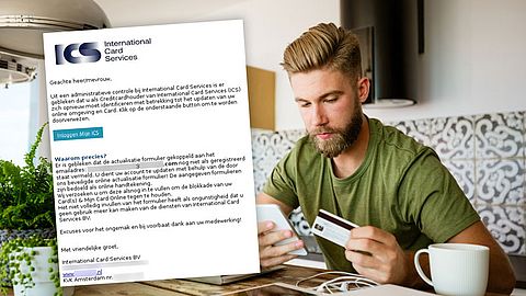 Frauduleuze mail namens ICS over opnieuw identificeren