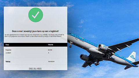 Misleidende winactie uit naam van KLM over droomreis