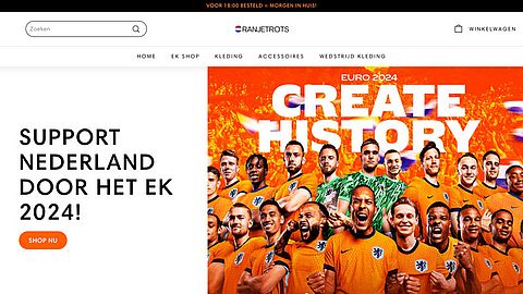 Scoor je oranje EK-accessoires niet bij de malafide website ‘oranjetrots.nl’