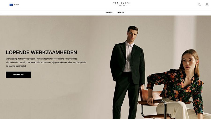 Ted Baker foute webshops | 'tedbakernederlandwinkel.com'