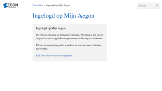 Phishingmail van 'Aegon' in omloop