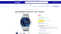 Werkelijke prijs van het horloge op Bol.com