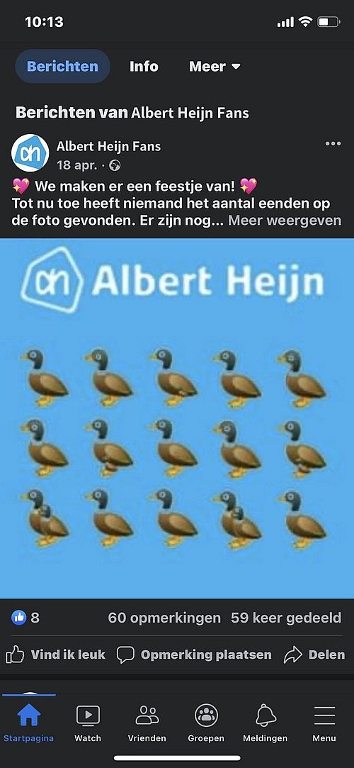 Een voorbeeld van een nep-winactie