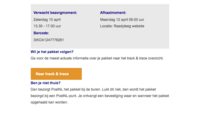 Valse mail namens PostNL