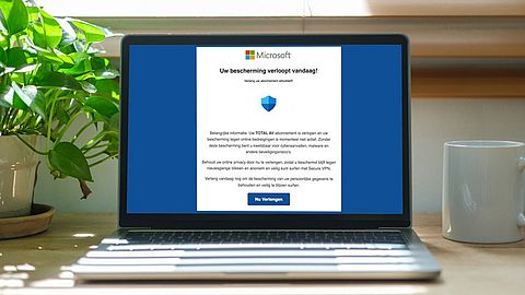 Misleidend Microsoft-bericht: ‘Uw bescherming verloopt vandaag!’ is phishing