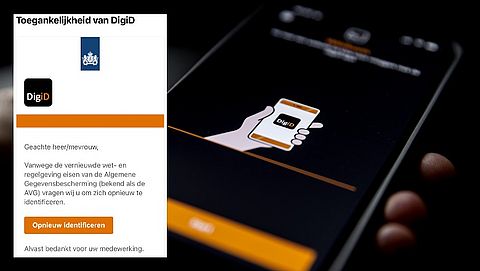 Nieuwe valse mail van 'DigiD Helpdesk' is uit op je gegevens