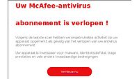 Valse mail McAfee 1/2 Bron: Fraudehelpdesk