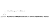 Valse mail iCloud afzender 2/2