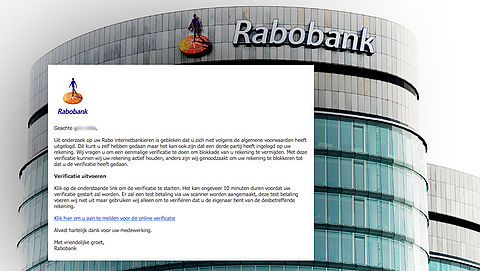 Pas op voor gepersonaliseerde phishing e-mail 'Rabobank'