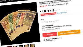 Scholier koopt vals geld via AliExpress en betaalt ermee