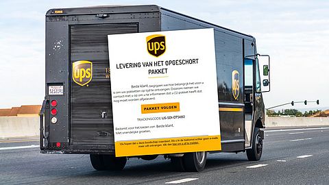 Pas op voor phishingbericht over ‘levering van het opgeschort UPS-pakket’