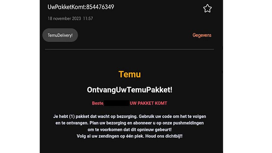 Valse mail Temu 1/2