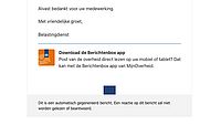 Phishingmail Belastingdienst 3/4
