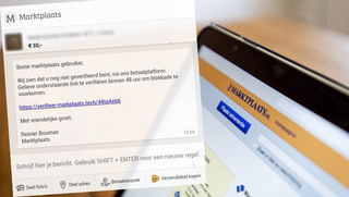 Nep-medewerkers van 'Marktplaats' proberen je op te lichten