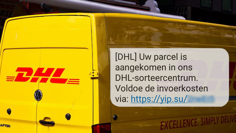 Valse sms van 'DHL' is van oplichters: 'Parcel aangekomen in sorteercentrum'