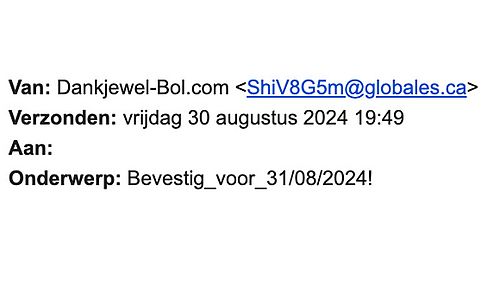 Valse mail namens bol 2/2