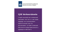 Valse mail CJIB | Bron: FraudeHelpdesk