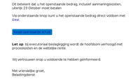 Valse mail Belastingdienst | Bron: FraudeHelpdesk